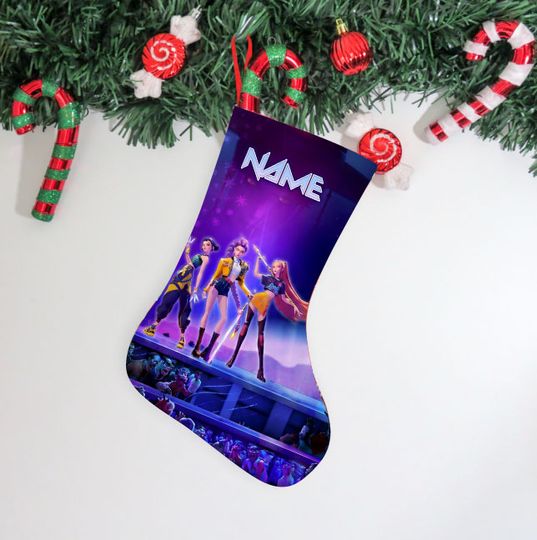 K-Pop Demon Hunters Christmas Stocking Kpop Gift Merch