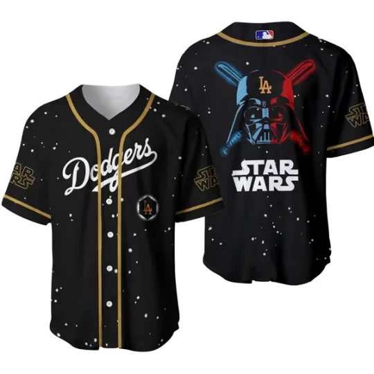 Dodger 2025 X Star Wars Baseball Jersey Reprint