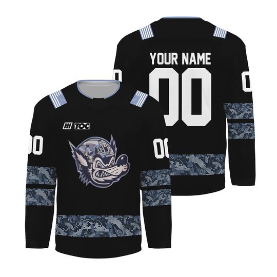 Personalized Huntsville Havoc x Peter Military Night 2025 Hockey Shirt Men's