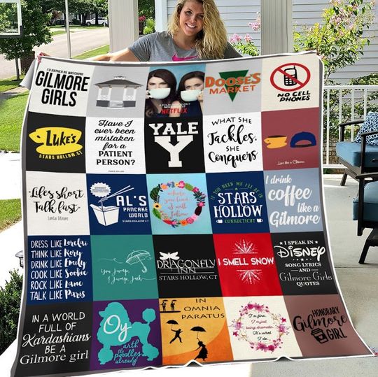 Gilmore Girls Blanket, Gilmore Girls Fleece Blanket, Gilmore Girls Gifts, Christmas Gifts For Kids, Fleece Blanket