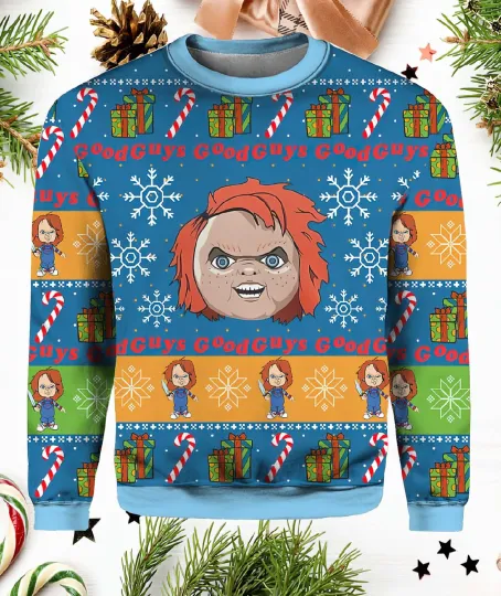 Chucky Good Guys Ugly Christmas Sweate
