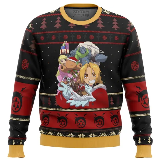 Fullmetal Alchemist Holidays Ugly Sweater Partyugly sweater ideas Ugly C
