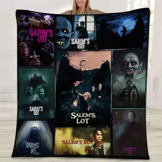 Discover Stephen King’s Salem’s Lot Blanket – Cozy Fleece & Sherpa Horror Gift