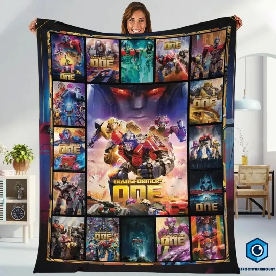 Transformers Fleece Blanket for Autobots Fans