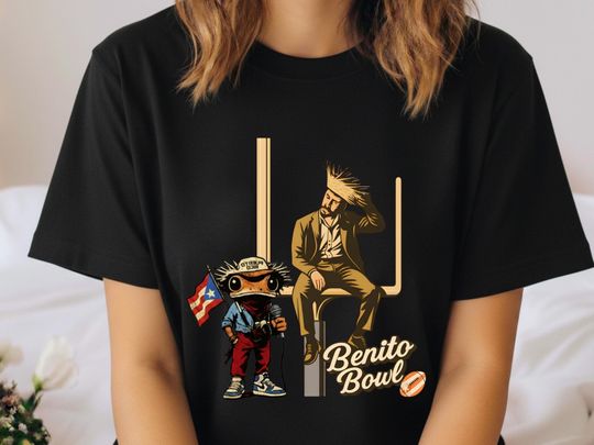 Discover Benito Bowl Shirt, Puerto Rico Coqui Frog Tee, Football Fan Gift
