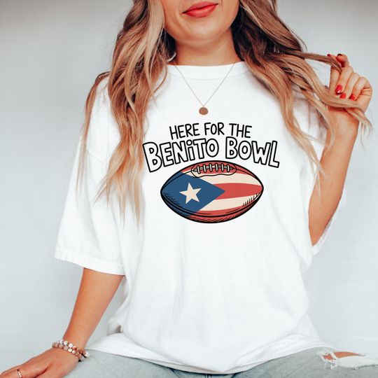 Discover Benito Bowl Bad Bunny, Super Bowl Bunny LX T-Shirt, Puerto Rico Music Gift, Here for the Benito Bowl Unisex Tee
