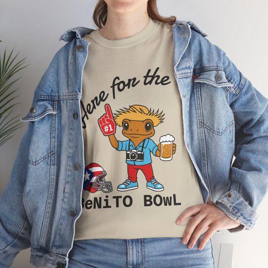 Discover Benito Bowl Football Shirt, Super Bowl 2026 Top, Hispanic Pride Gift, Halftime Fans T Shirt, Puerto Rican Tee