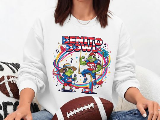 Discover Benito Bowl Shirt, Puerto Rico Coqui Frog Tee, Football Fan T-Shirt, Puerto Rico Fan Tee
