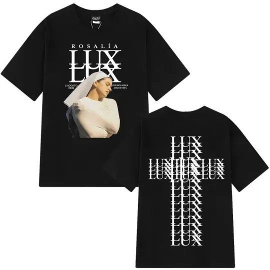 Discover Rosalía LUX 2026 Tour Double Sided T-Shirt
