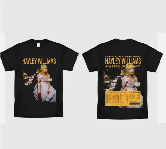 Discover Hayley Williams Good Dye Young 2026 Tour Double Sided T-Shirt