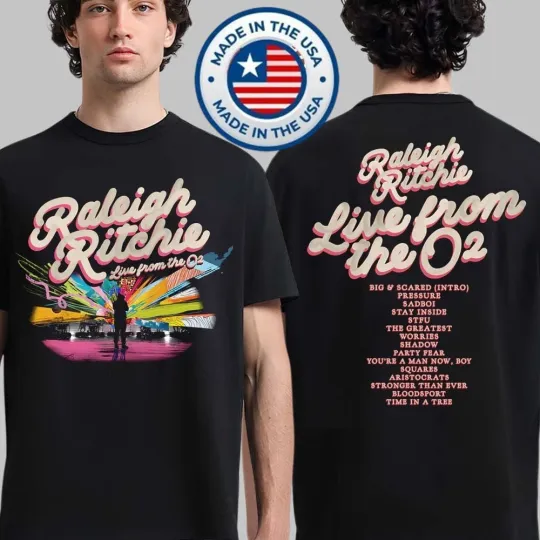 Discover Raleigh Ritchie Live From The O2 Tracklist Double Sided T-Shirt