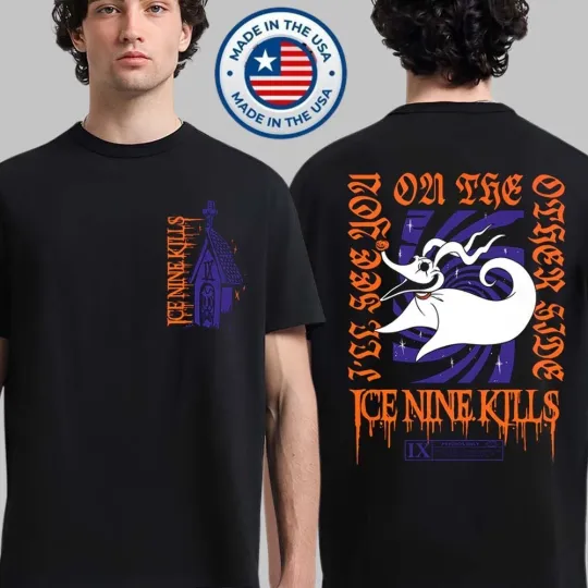 Ice Nine Nightmare On The Ninth Before Christmas 2025 Double Sided T-Shirt
