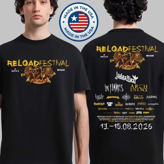 Reloaded Festival 2026 Full Lineup Poster Double Sided T-Shirt