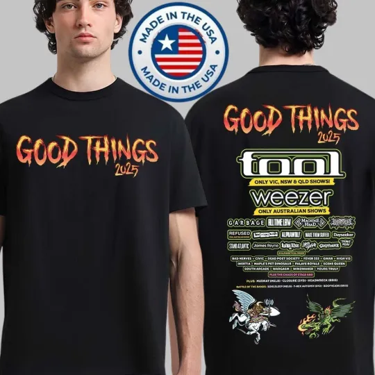 Good Things Festival 2025 Full Lineup Australia And New Zealand Shows T-Shirt