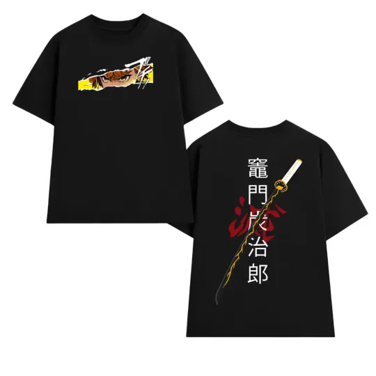 demon Sword Agatsuma zenittsu Double Sided Unisex T-Shirt