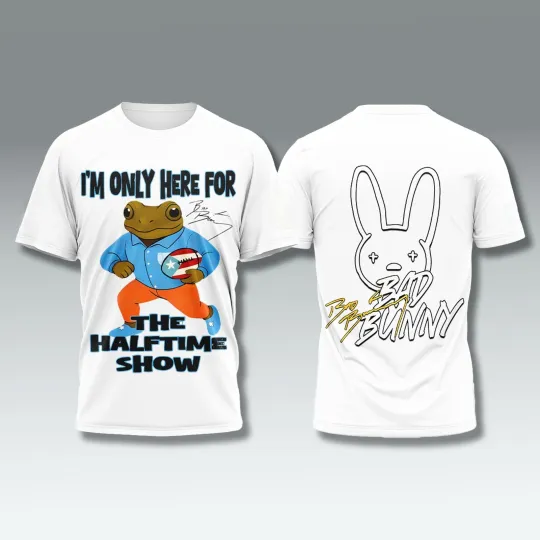 Bad Bunny The Halftime Show 90s Remake design Unisex T shirt vtg NH24285