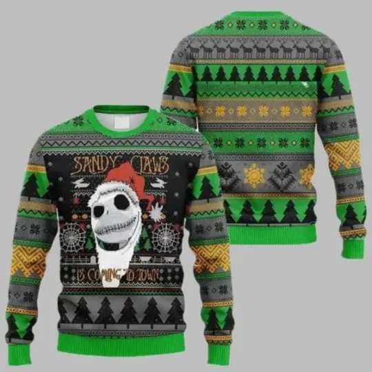 Jack Skellington Nightmare Before Christmas Ugly Sweater