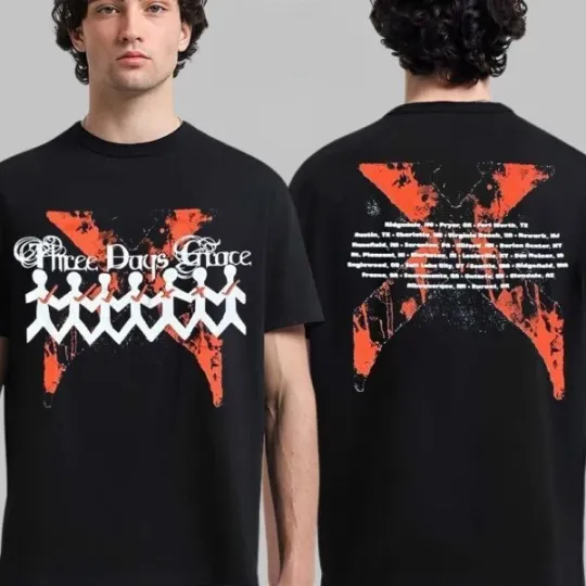 Discover Three Days 2025 Tour Venue Merch One T-Shirt