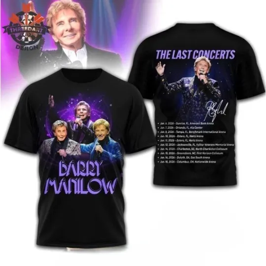Discover Barry The Last Concerts T-Shirt 2D