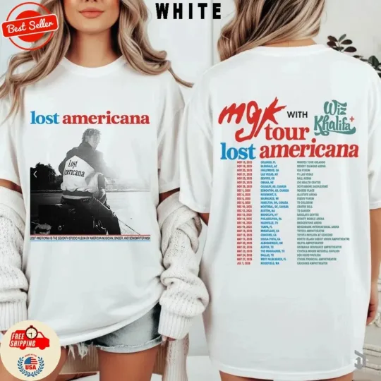 MGK Lost Americana Tour 2025 2026 Shirt