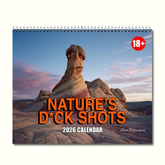Discover Funny Nature 2026 Calendar - White Elephant and Secret Santa Gag Gift
