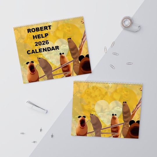 Discover Marcus the Worm 2026 Wall Calendar,Humor Calendar for Friends, Funny VRChat Gamer Gift
