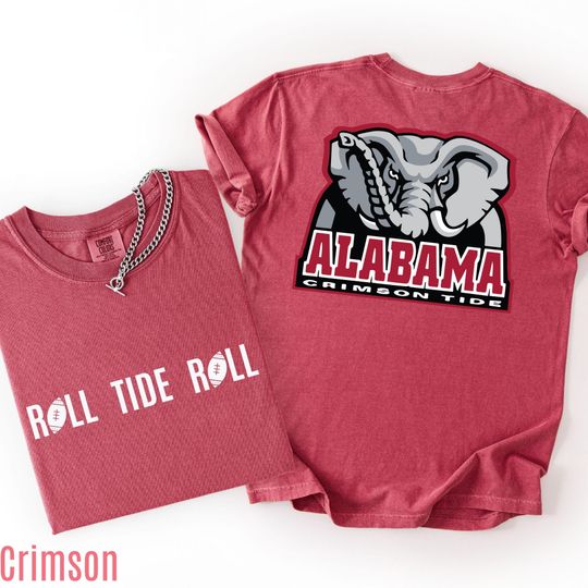 Albm Roll Tide Roll Shirt, Bama Elephant Crimson Tide Aesthetic Game Day Tee, Bama Shirt, Albm Fan Shirt, Tailgate Tee