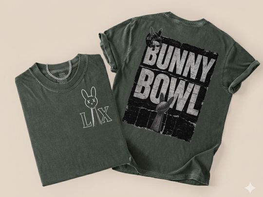 Discover Bunny Bowl 2 Sided T-Shirt, Super Bowl 2026 Shirt, Here For The Benito Bowl Show