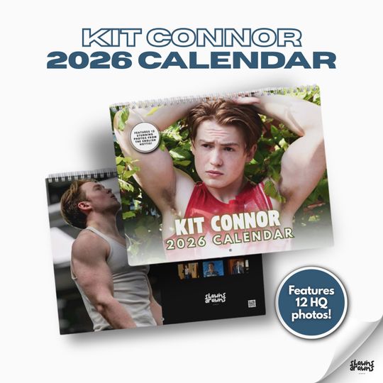 Kit Connor 2026 Wall Calendar, Kit Connor Fan Merch, Christmas New Years Gift, Men Calendar