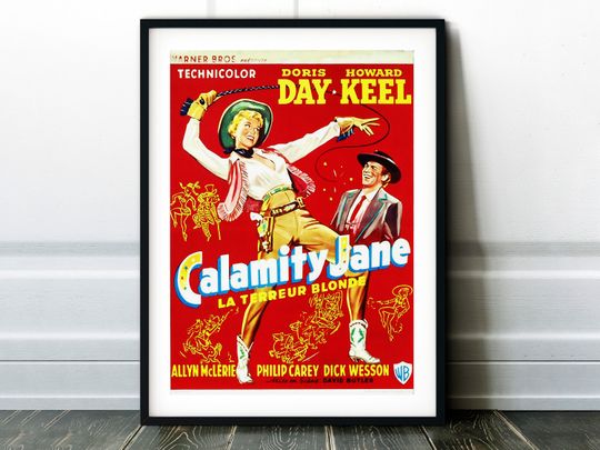 Calamity Jane Movie Doris Day Print Poster