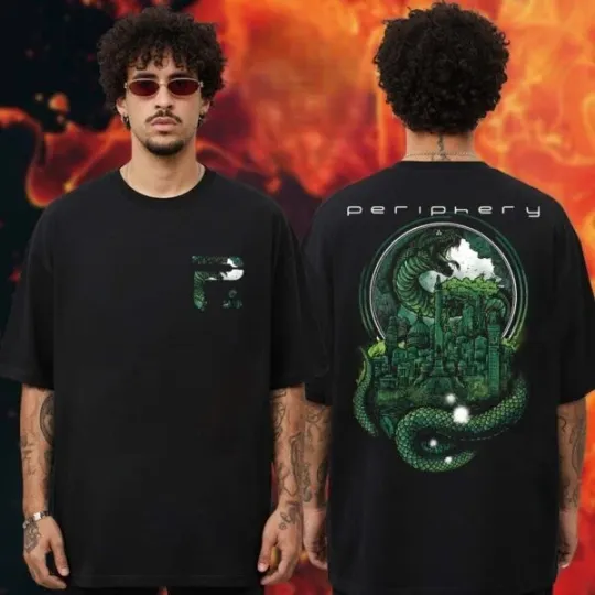 Discover Periphery Merch Snake Two Sided Unisex T-Shirt