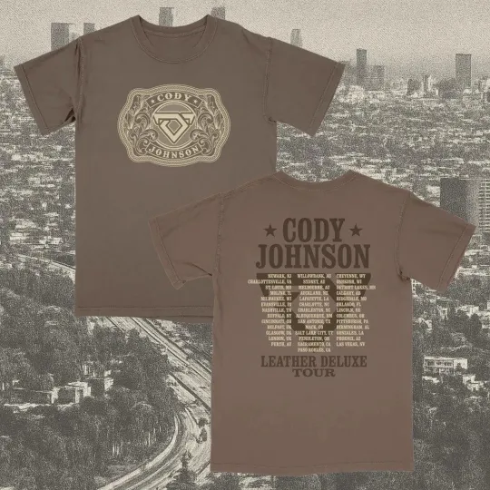 Discover Cody Johnsonn Merch, Belt Buckle Tour Unisex T-shirt