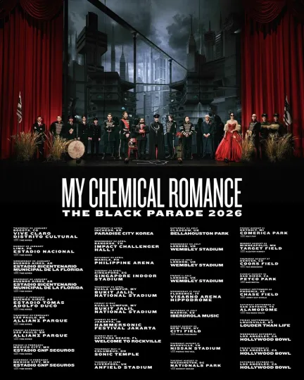 My Chemical Romance 2026 Tour Poster - Premium Matte Vertical Poster