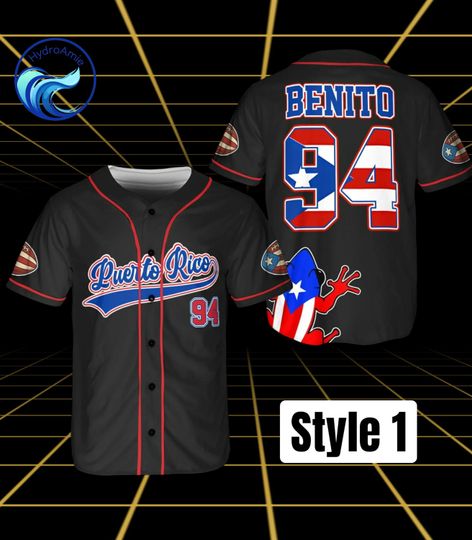 Discover Benito Bowl Baseball Jersey | Puerto Rico Boricua Custom Jersey | Sports Team Outfit & Gift