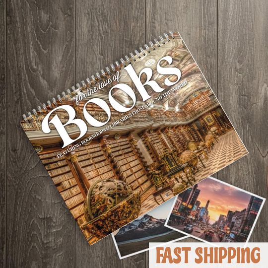 Discover Book Lover Wall Calendar 2025, Reading Aesthetic Calendar, Literary Gift for Readers, Bibliophile Home Decor, Cozy Bookish Art Prints