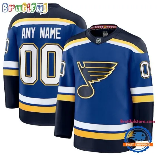 Discover Nhl St. Louis Blue Custom Name And Number Hockey Jersey