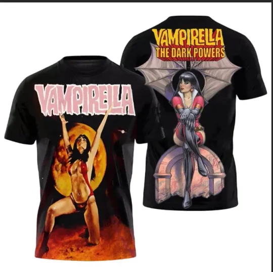 Discover Vampirella Movie 3D AOP Halloween Holiday Shirt Unisex