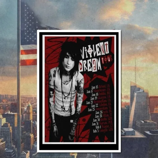 Discover Johnnie Guilbert Europe Tour 2026 Poster