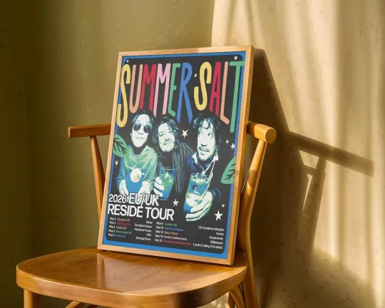 Discover Summer Salt EU-UK 2026 Reside Tour Poster