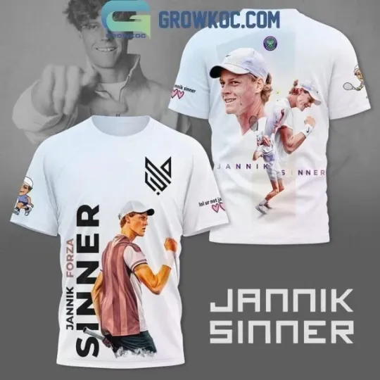 Discover Jannik Sinner Best Tennis Players 2025 3D T-Shirt