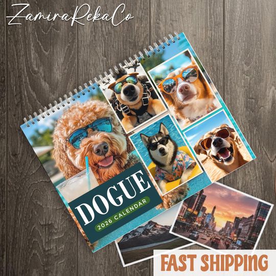 Discover Slay Dog 2026 Calendar, Funny Dog Lover Calendar, Cute Dog Wall Calendar, Trendy Meme Dog Planner, Perfect Gift for Pet Owners