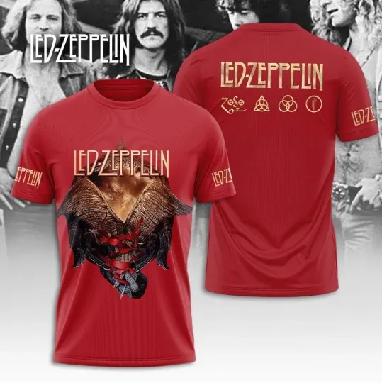 Discover ZPELIN 3D T-Shirt Gift For Fans Full Size
