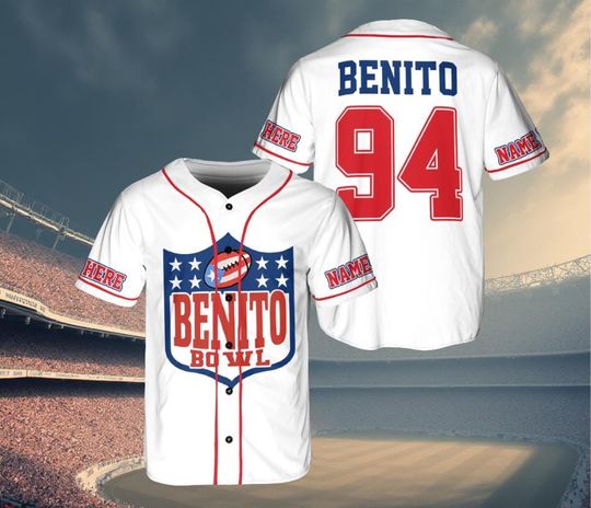 Discover Benito '94 Football Jersey: Puerto Rico Pride Sports Shirt