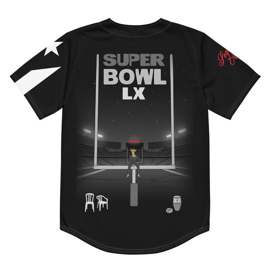 Bad Bunny El Morro SuperBowl HalfTime Football Puerto Rico Boricua Debi Tirar Mas Fotos Inspired, Seguimo Aqui, Perreo Reggaeton Jersey