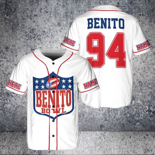 Discover Custom Benito Bowl Baseball Jersey: Puerto Rico Boricua Inspired