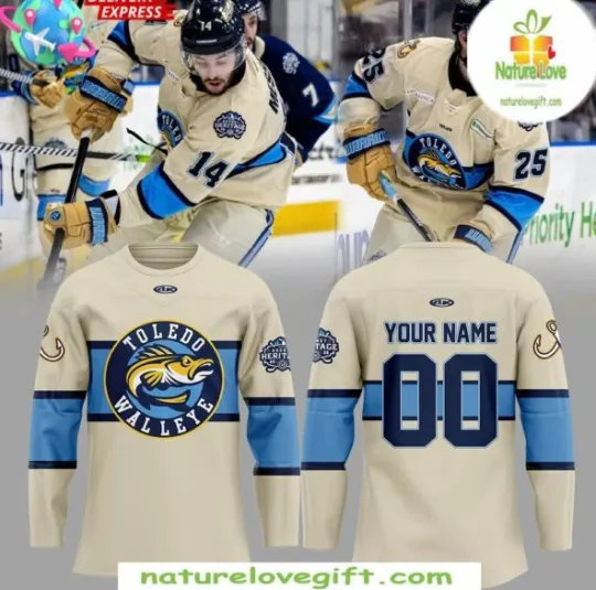 Discover 2025 Toledo Mud Hen Hockey Jersey Fullsize S-5Xl Custom Name And Number