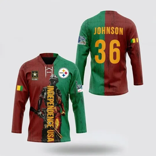 Discover football Pittsburghh Steeller X Vietnam Veterans Day football Hockey Jersey