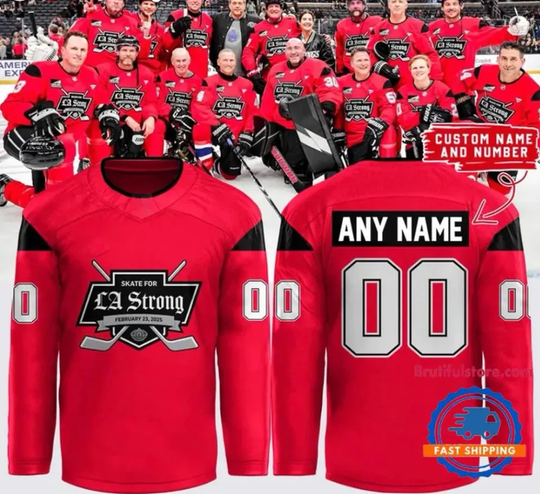 Discover Nhl Los Angeles King 2025 Red Customized Hockey Jersey