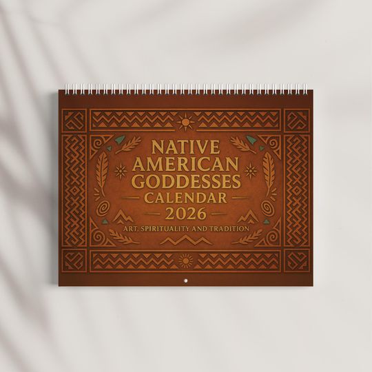 Discover 2026 Native American Goddesses Calendar, Native American Mythology Calendar 2026