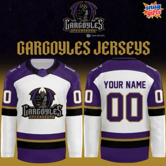 Discover Greensboro1 Gargoy-Les Unisex Hockey Jersey Custom Name And Number